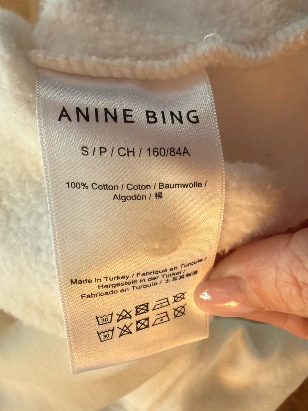 ANINE BING Ramona Graphic Sweatshirt, Small - Picture 7 of 7